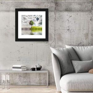 Tree & River Artwork Wall Art