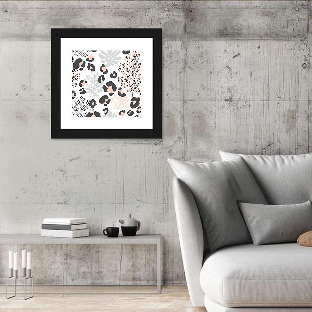 Tropical Leaves Pattern Wall Art