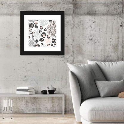 Tropical Leaves Pattern Wall Art