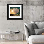 Surfing Barrel at Sunset Wall Art