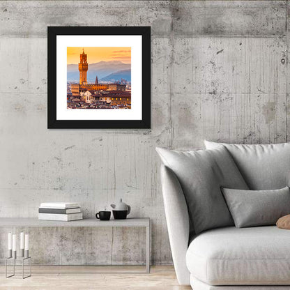 Palazzo Vecchio at Dusk Wall Art
