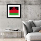 Malawi National Flag Wall Art