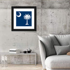South Carolina Flag Graphic Wall Art