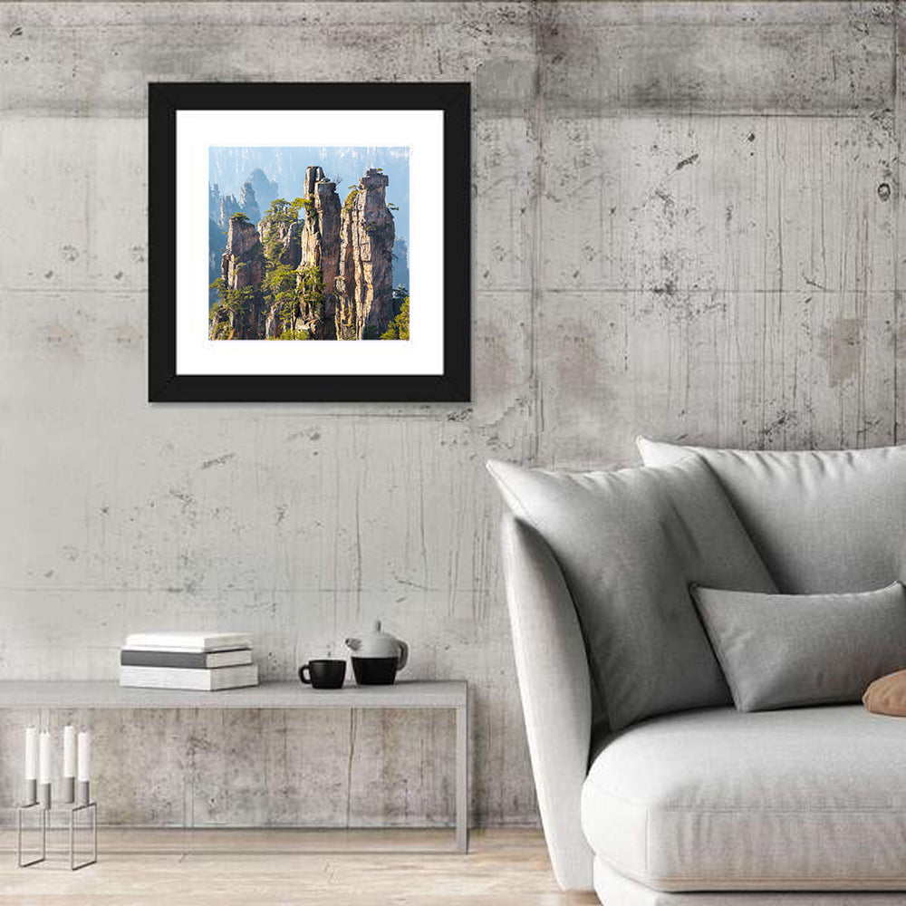 Zhangjiajie Sandstone Pillars Wall Art