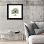 Deciduous Tree Silhouette Wall Art