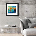 Windmills by the Lake Wall Art