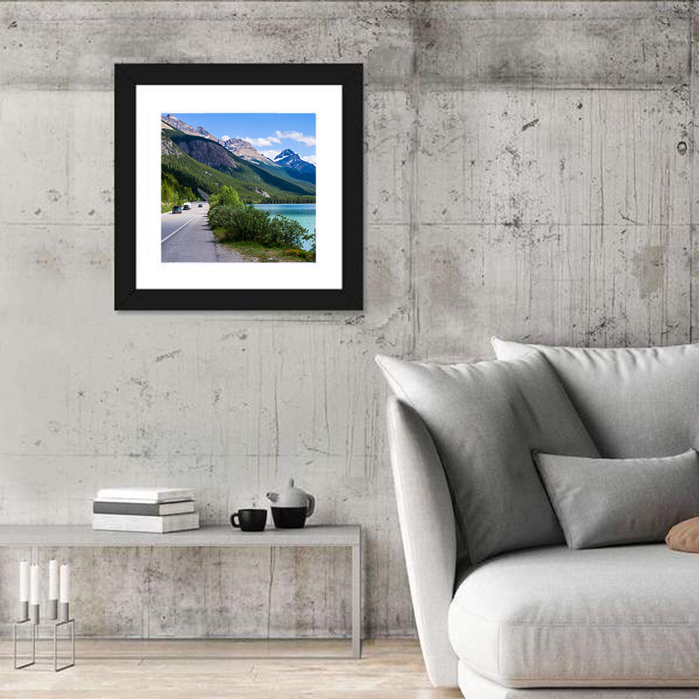 Waterfowl at Banff Lake Wall Art