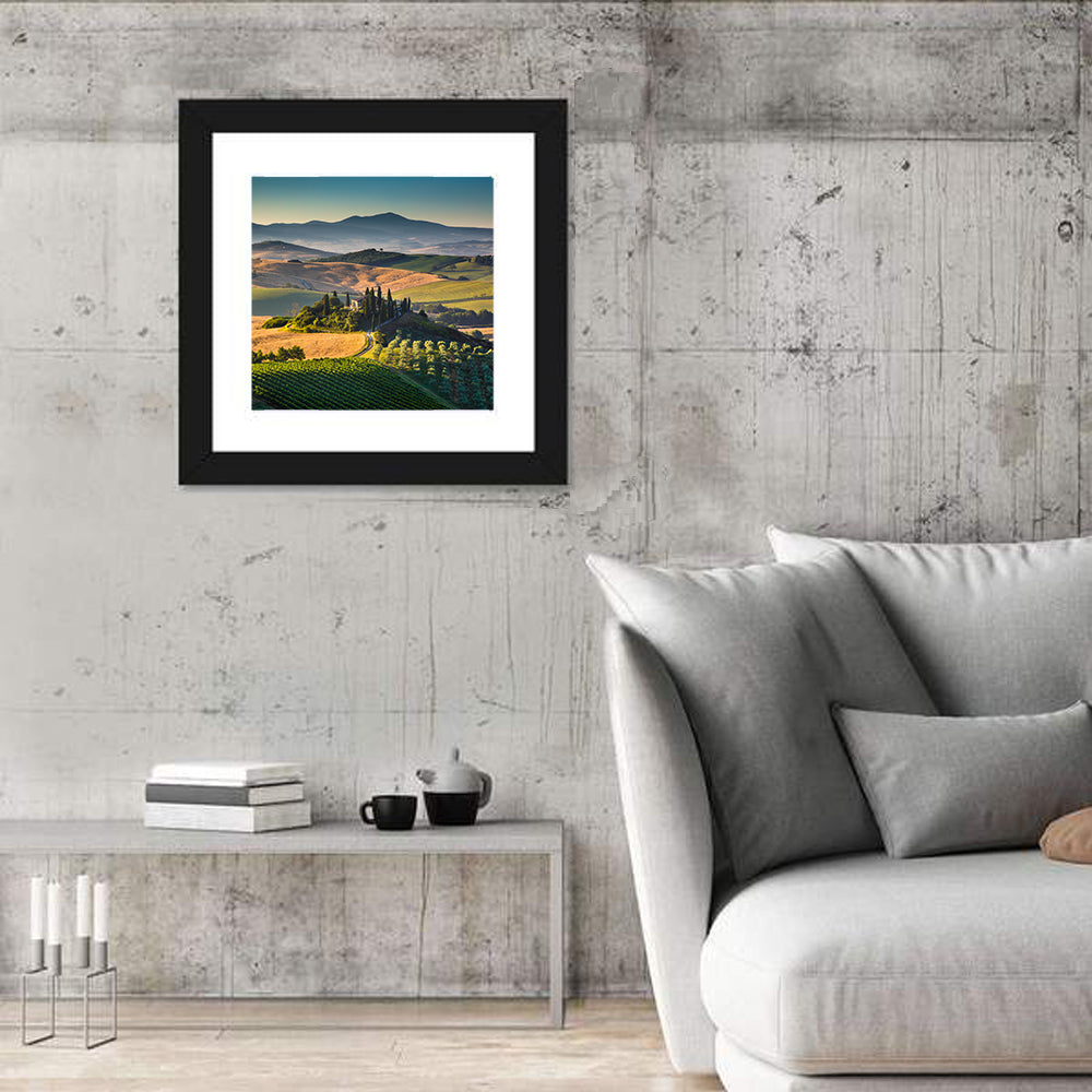 Tuscany Hilltop Villa Wall Art