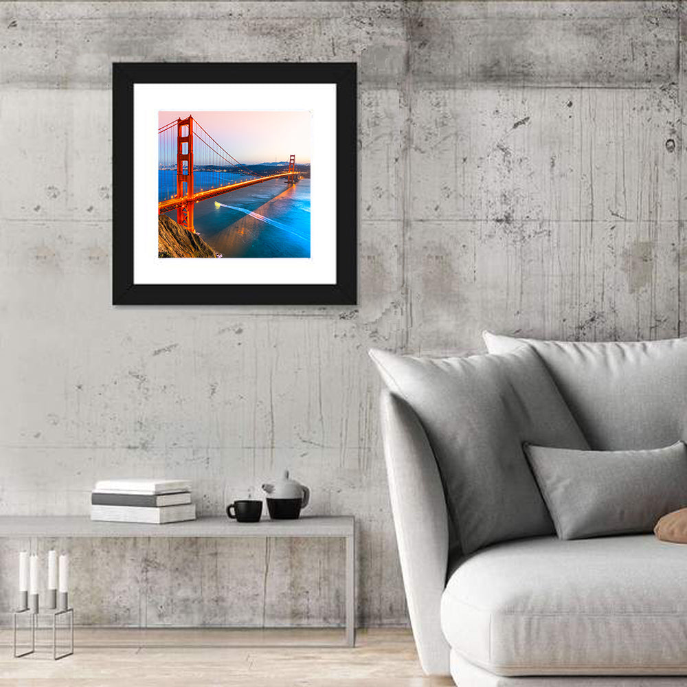 Golden Gate Bridge at Dusk Wall Art