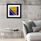 Bosnia and Herzegovina Flag Wall Art