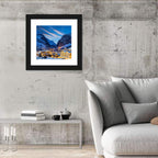 Twilight Ski Village in the French Alps Wall Art