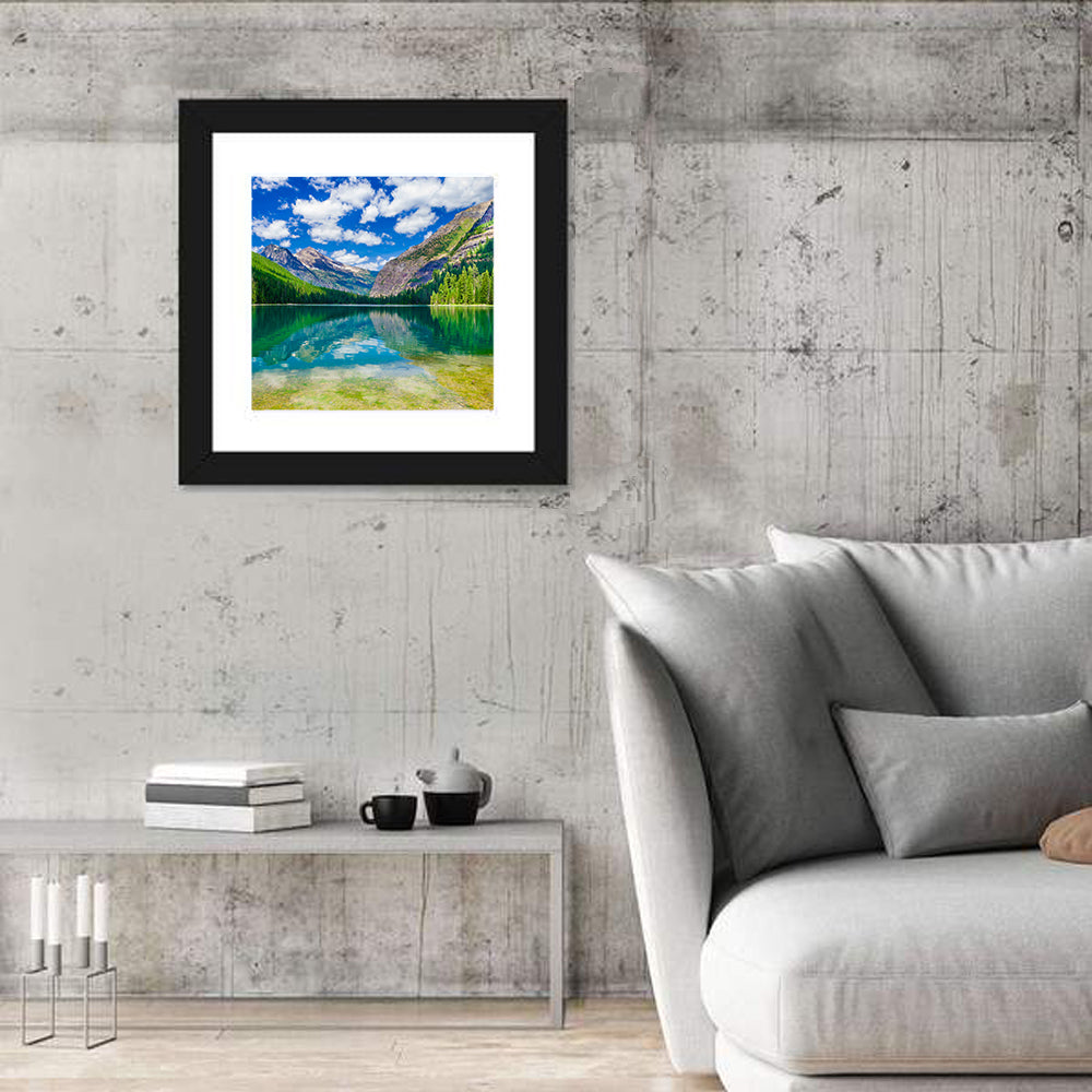 Avalanche Lake Reflection, Glacier National Park Wall Art
