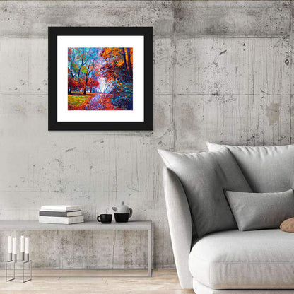 Autumn Forest Path Wall Art