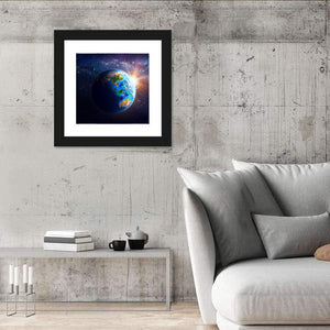 Asia & Australia From Space Wall Art