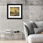 Yellow Tram No. 2 on Tracks Wall Art