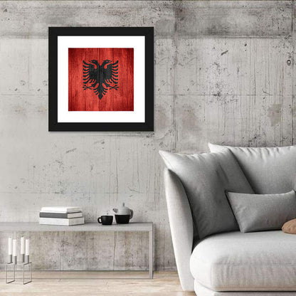 Flag Of Albania Wall Art