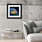 Detailed Earth from Space Wall Art