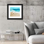 Seashells and Splashing Waves Wall Art