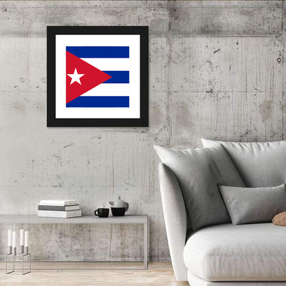 National Flag Of Cuba Wall Art