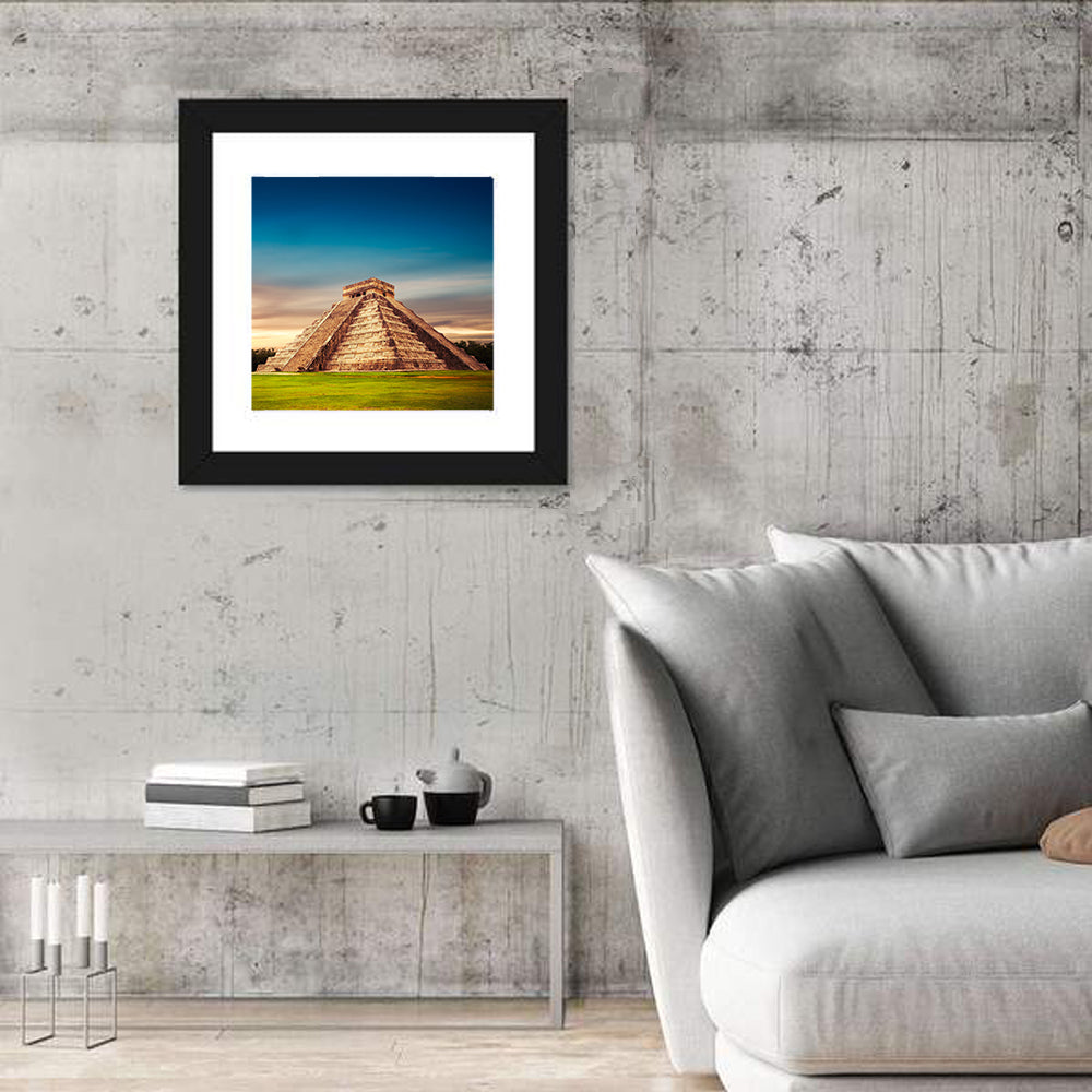 Temple of Kukulkan, Chichen Itza Wall Art