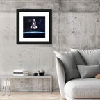 Space Shuttle Over Curved Earth Wall Art