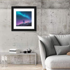 Milky Way Nightscape with Silhouetted Couple Wall Art