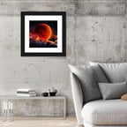 Blood Moon Eclipse Wall Art