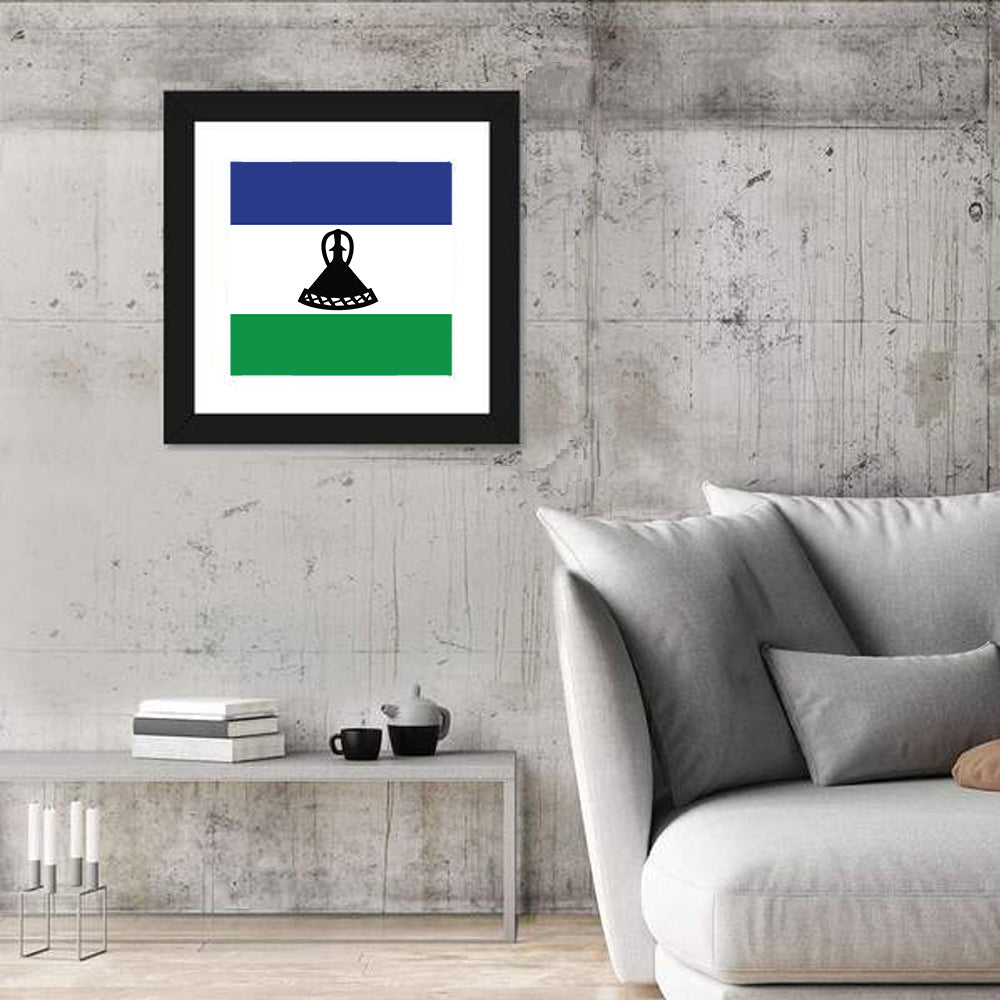 Flag Of Lesotho Wall Art