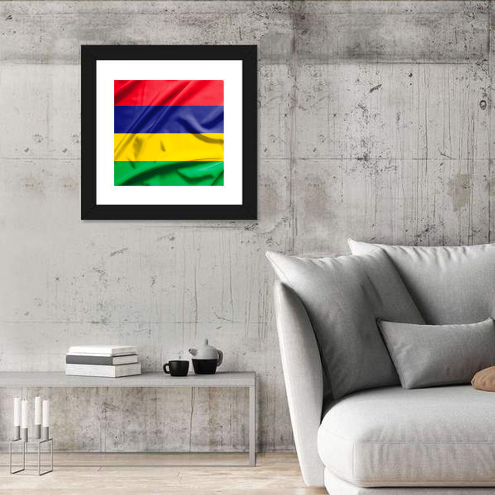 Flag Of Mauritius Wall Art