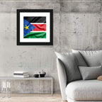 South Sudan Flag Wall Art