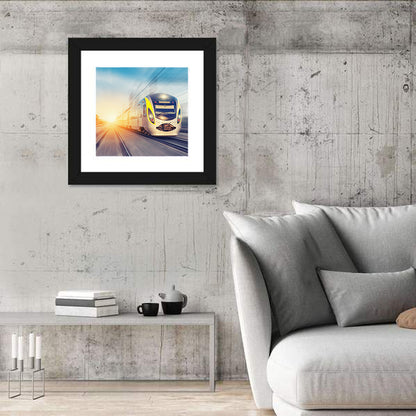 Modern High-speed Train Wall Art