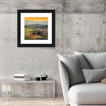 Val D'orcia Sunset Hills Wall Art