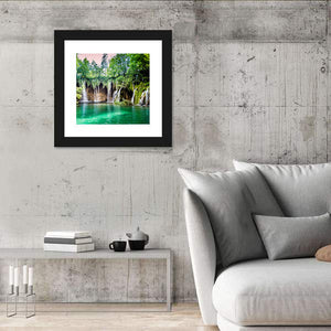 Waterfalls In Plitvice Lakes Wall Art