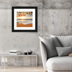 Foamy Shoreline at Sunrise Wall Art