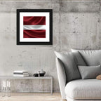 Flag of Latvia Wall Art