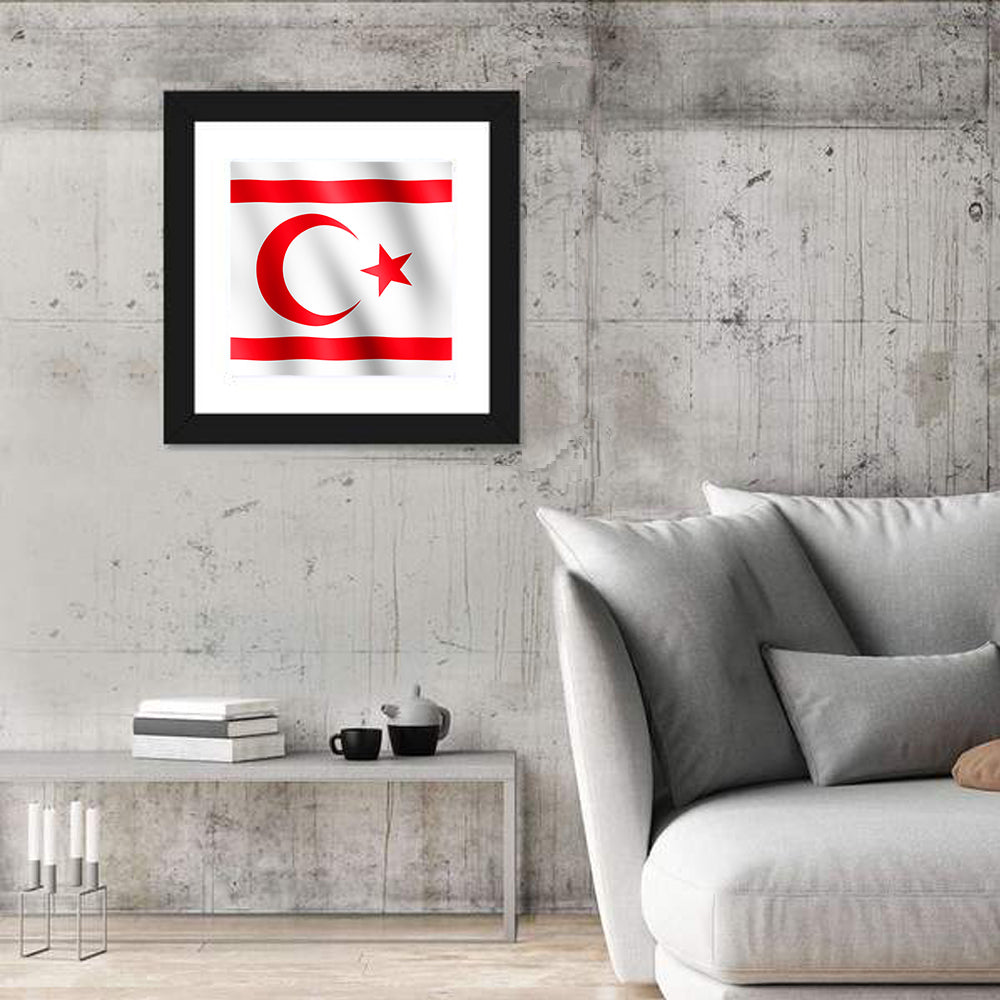 Northern Cyprus Flag Wall Art