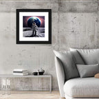 Astronaut at Lunar Spacewalk Wall Art