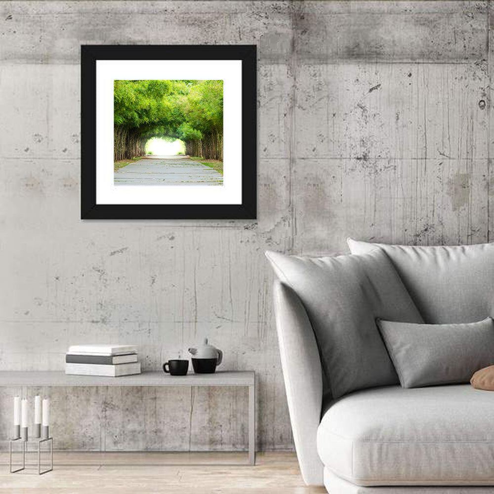 Kyoto Bamboo Canopy Walkway Wall Art