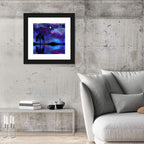 Moonlit Nebula Lake Wall Art
