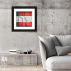 Waving Austrian Flag Wall Art