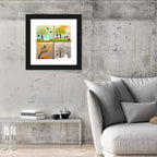 Four Seasons Illustrated Grid Wall Art