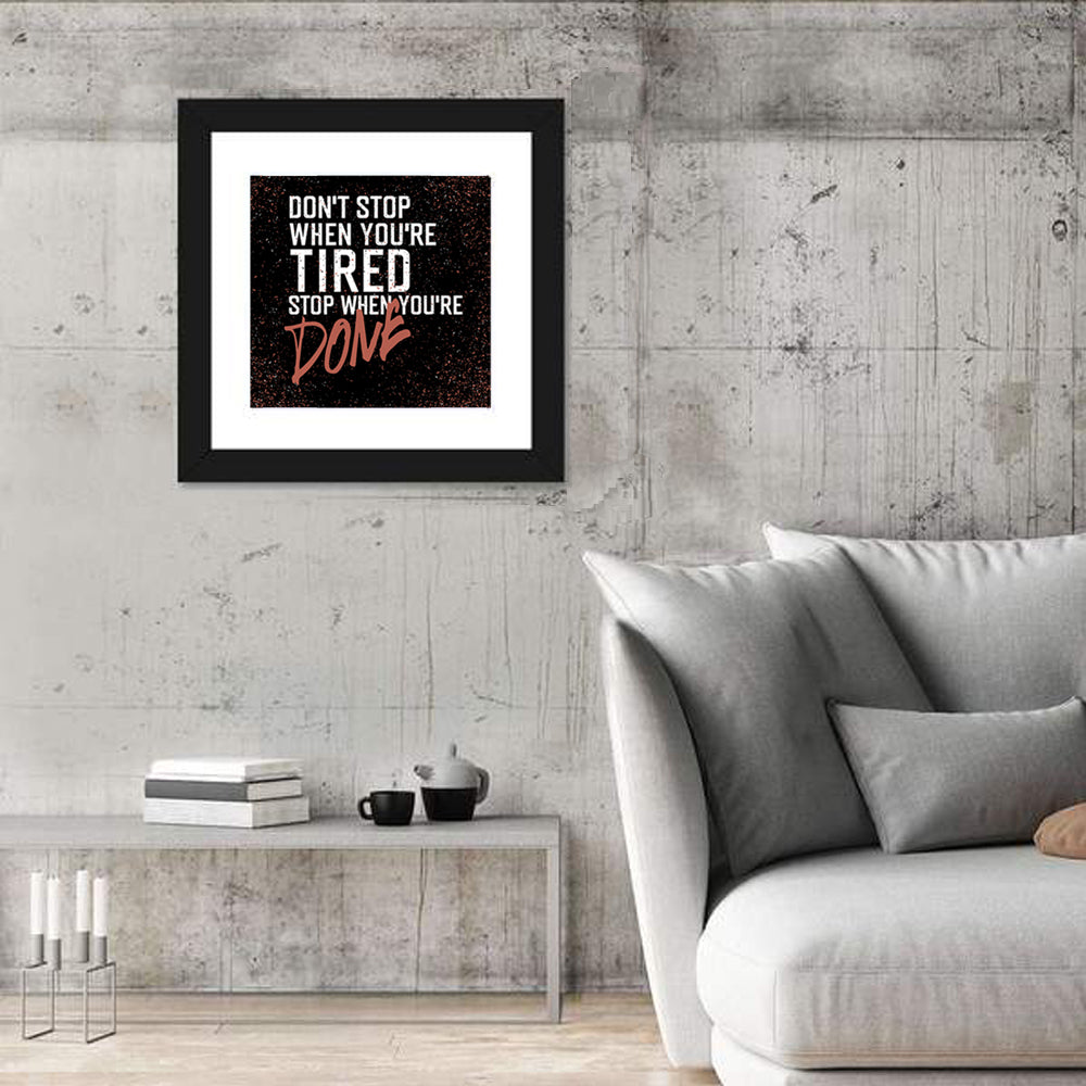 Distressed Motivational Quote Wall Art
