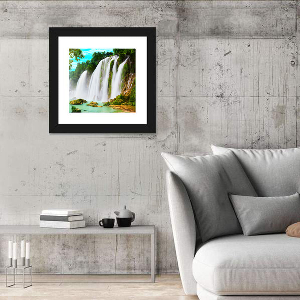Sunlit Ban Gioc Waterfall Wall Art