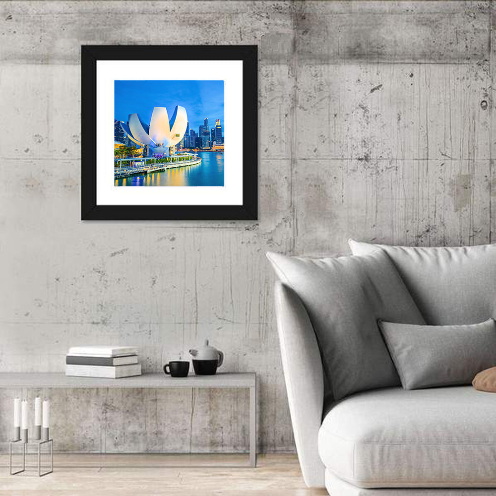 Marina Bay with Artscience Museum Wall Art