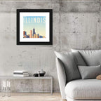 Vintage Chicago Travel Wall Art