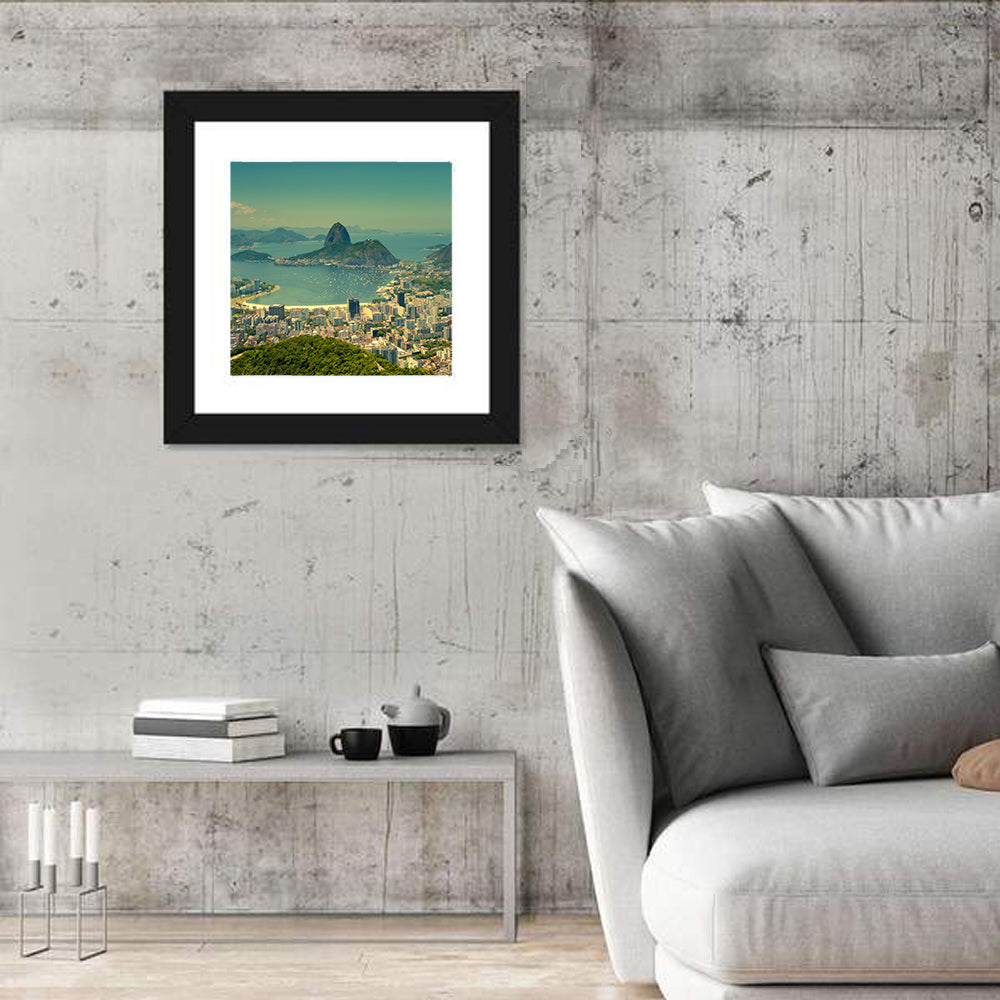 Sugarloaf Mountain Over Guanabara Bay Wall Art