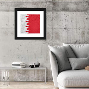 Flag Of Bahrain Wall Art