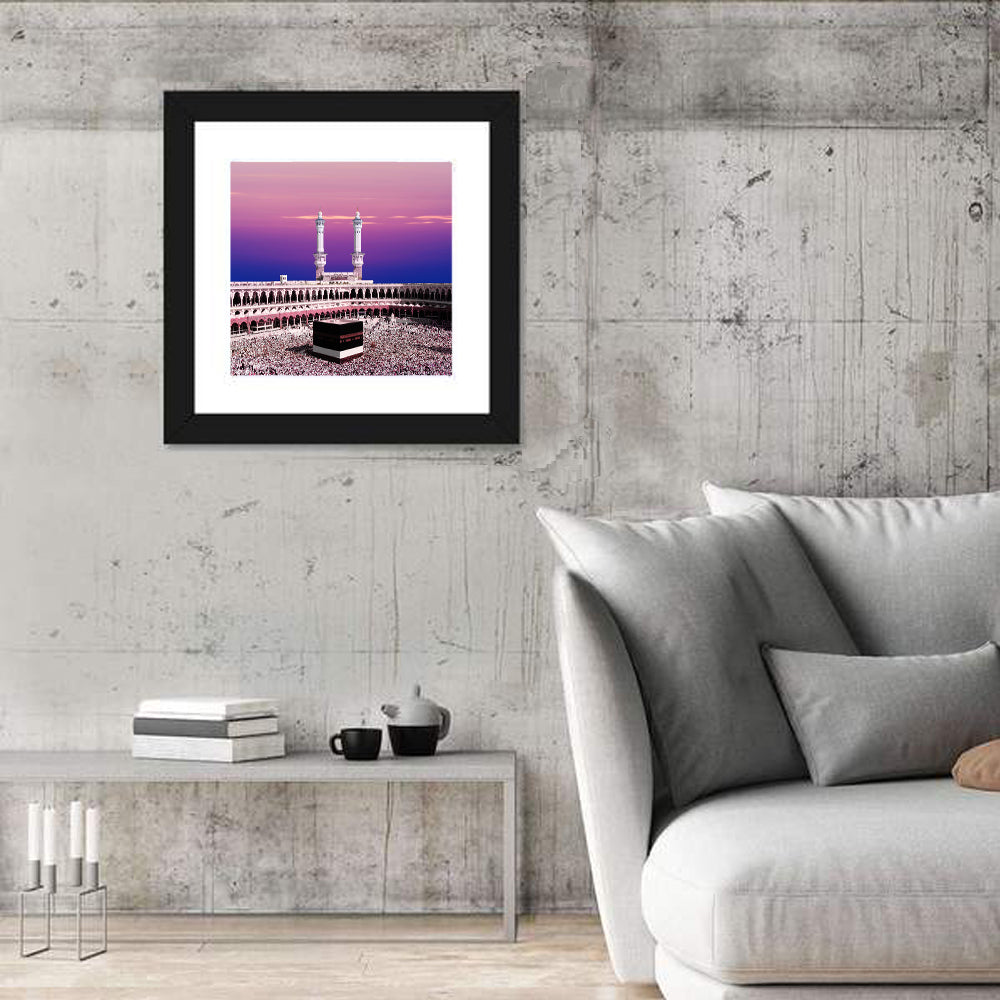 Kaaba at Twilight Wall Art