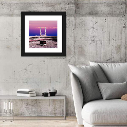Kaaba at Twilight Wall Art