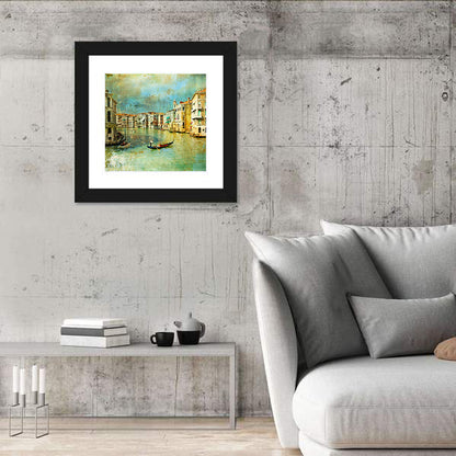 Venice Gondola on the Grand Canal Wall Art